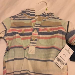 Button down baby boy shirt